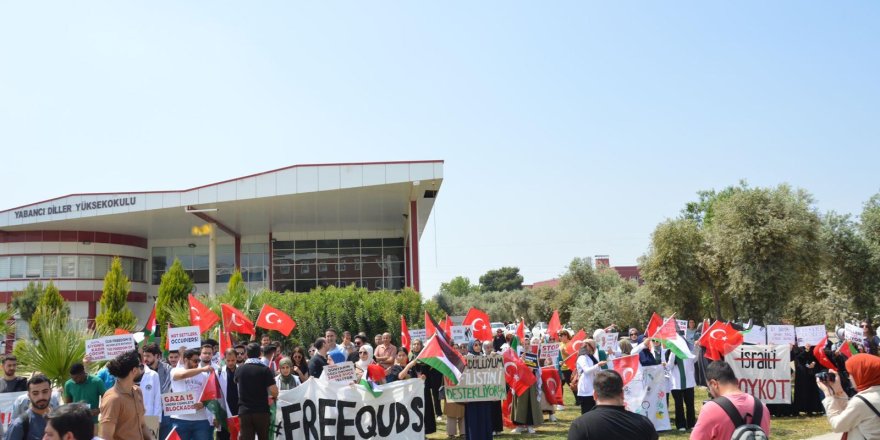 "Kampüs İntifadası"na Aydın da katıldı