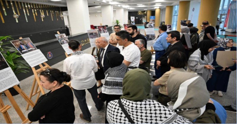 Sütçü İmam Üniversitesi’nde Gazze Sergisi açıldı