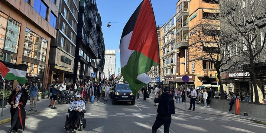 İsveç'te İsrail'in Eurovision Şarkı Yarışması'na katılımı protesto edildi