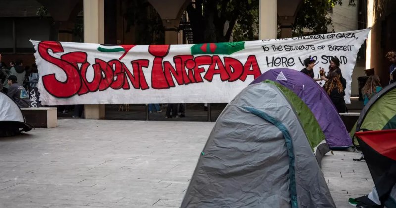 İtalya'da üniversite öğrencileri, Filistin'e destek için çadır kurma eylemi başlattı