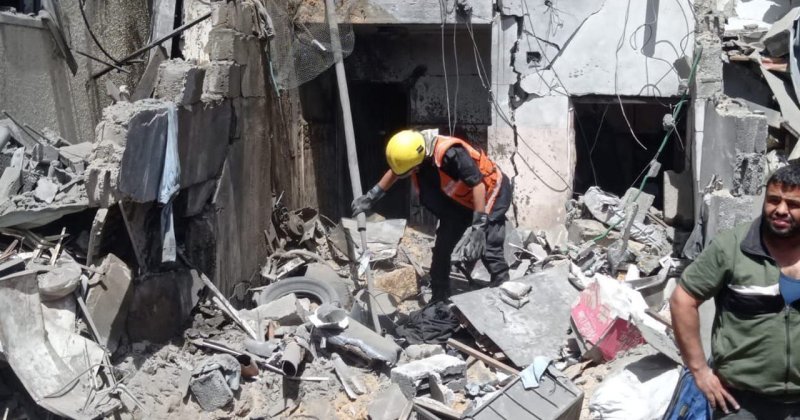 Gazze'de can kaybı 34 bin 735'e yükseldi