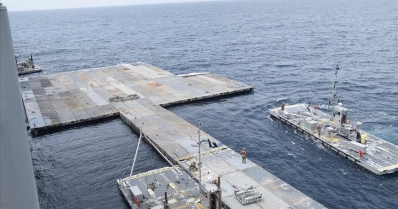 Pentagon, Gazze sahiline kurulacak geçici liman inşaatının bittiğini duyurdu