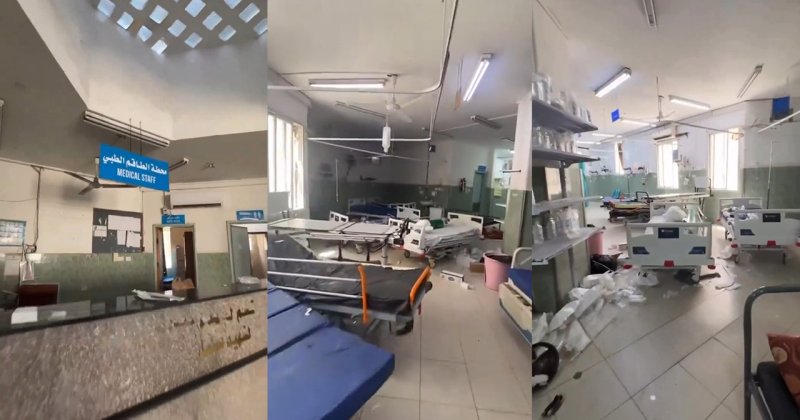Refah'ın en büyük hastanesi İsrail saldırıları sebebiyle tahliye edildi