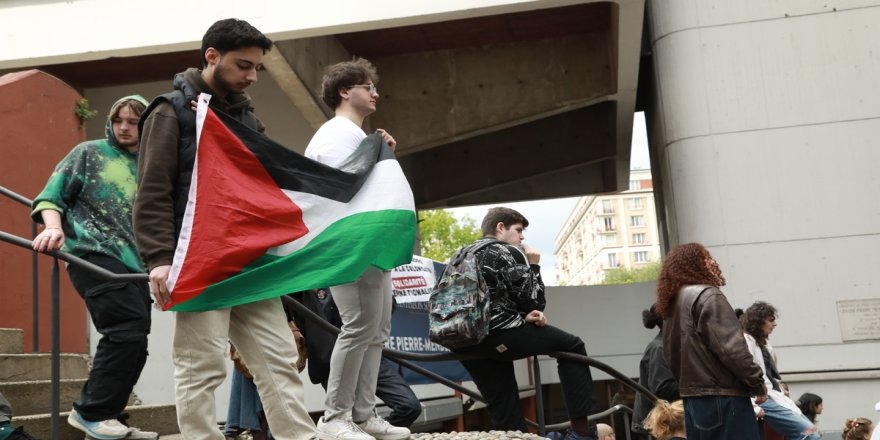 Fransa’da Filistin yanlısı eylemler liselerde de başladı!