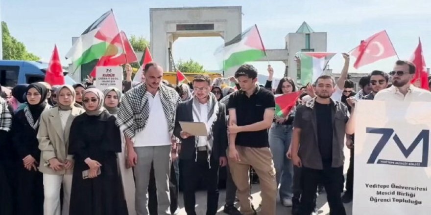 Yeditepe Üniversitesi, Filistin'e destek eylemini engelledi!