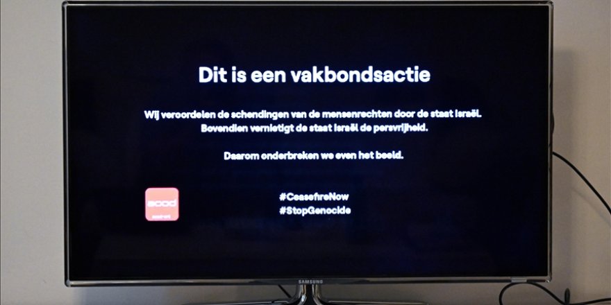 Belçika'nın VRT televizyonu, Eurovision'un final yayını sırasında İsrail'i protesto etti