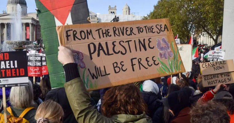 Almanya Adalet Bakanlığı "Nehirden denize" ifadesini Hamas'ın sloganı olduğunu savundu