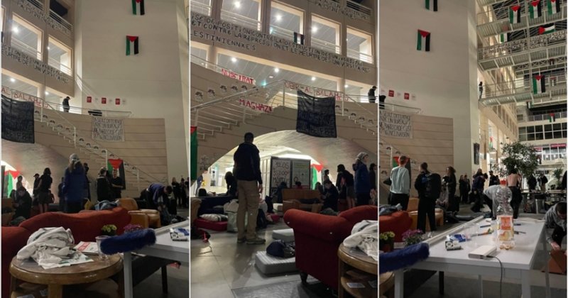 Cenevre Üniversitesi'ndeki Filistin'e destek eylemine polis müdahale etti