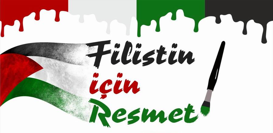 Kudüs sevdası, Gazze direnişi resme dökülüyor!