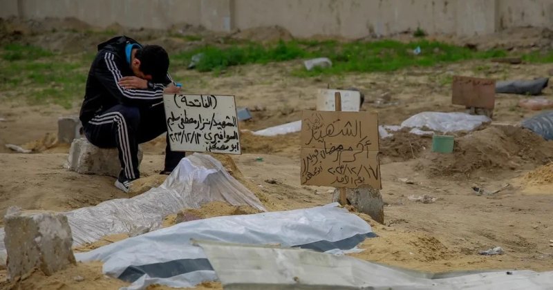 Cibaliya'da 93 Filistinlinin cenazesine ulaşıldı