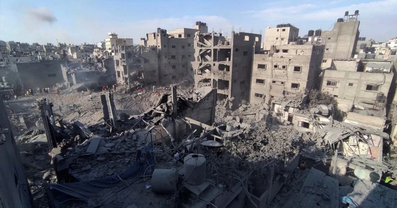 Katil İsrail, Cebaliya'da bir haftada 300 evi yıktı