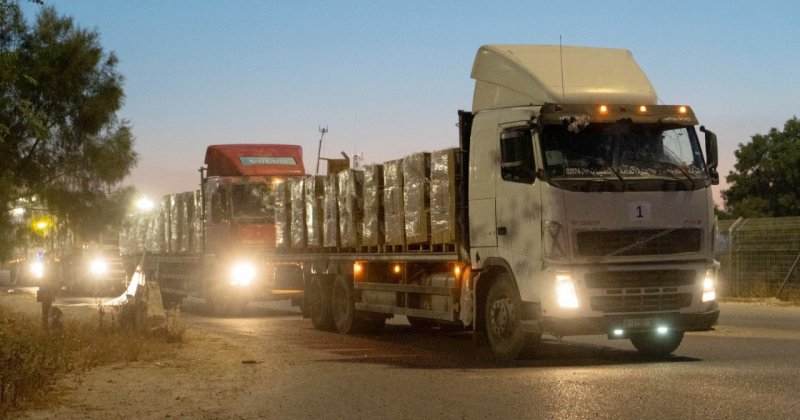 Gazze'ye gönderilen yardımlar İsrail'in engellemesi nedeniyle çürüyor