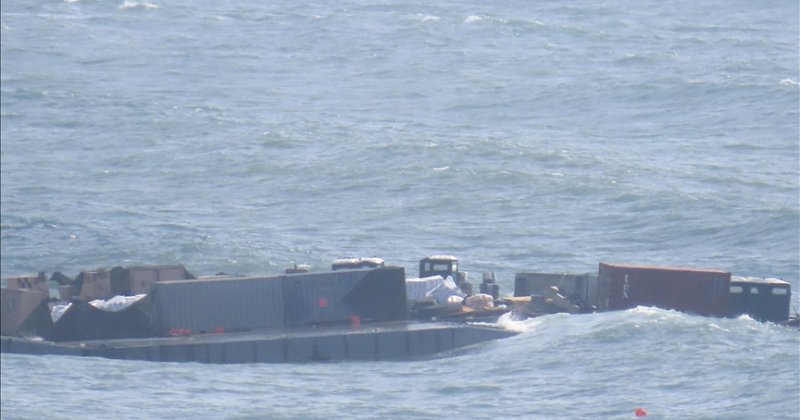 Pentagon: Gazze'deki yüzer iskelenin tamiri bir haftayı aşar, havadan yardımlara da ara verdik