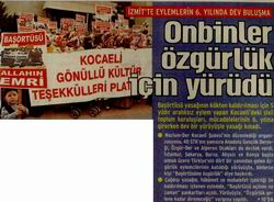 Onbinler Özgürlük İçin Yürüdü