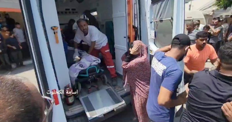 Siyonistler yine sivillerin sığındığı okulu hedef aldı