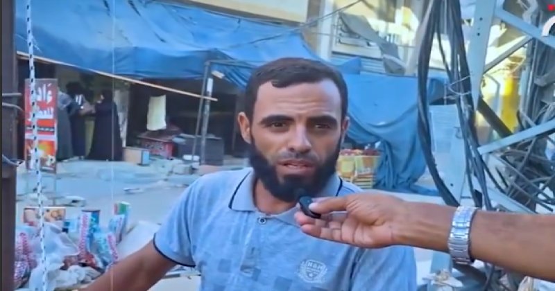 Gazzeli seyyar satıcı: Kınama ve eleştiri acizlerin lügatıdır