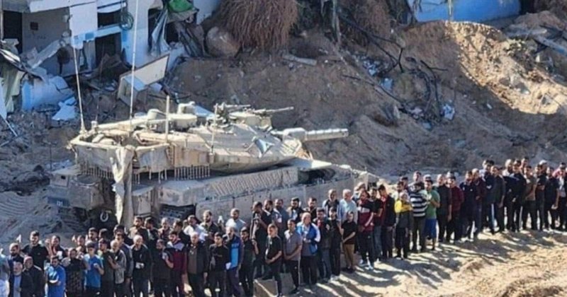 Siyonistler Gazze'nin kuzeyinde toplu gözaltılar yapıyor