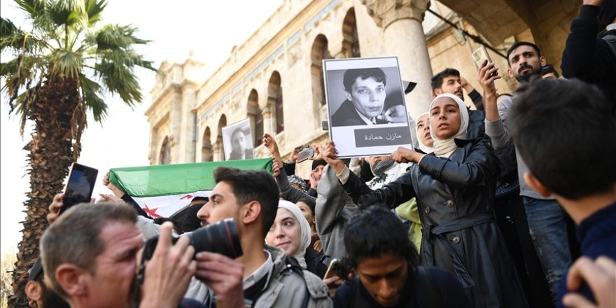 İşkence altında öldürülen Hamada için Şam'da cenaze töreni yapıldı