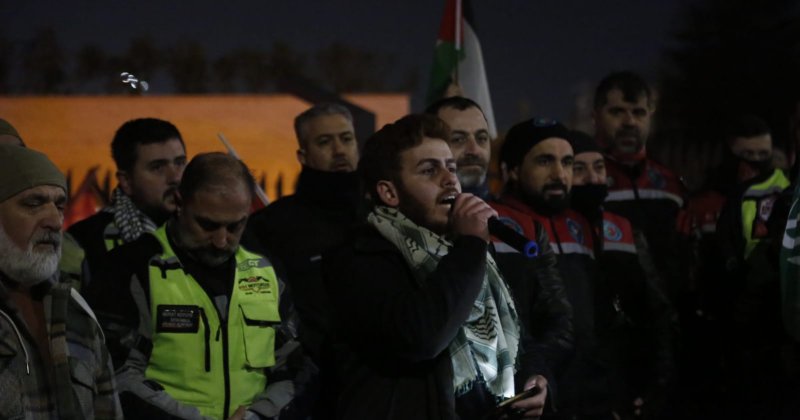 Küçükçekmece’de Filistin’in Zaferi İçin Araç Konvoyu