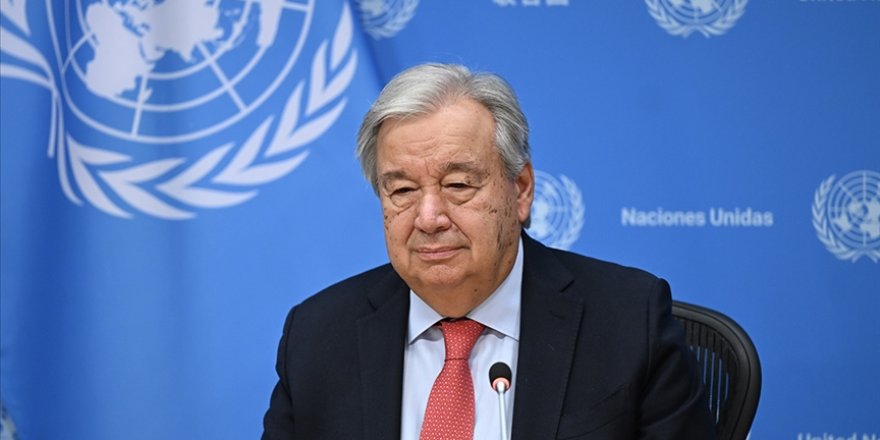 Guterres: Gazze'de acilen ihtiyaç duyulan insani yardımları artırmak için çalışıyoruz