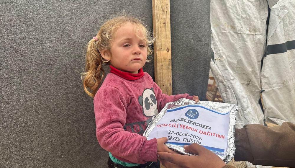 Özgür-Der, sabır ve cihad ehli Gazzeli kardeşlerimizle dayanışmasını sürdürüyor