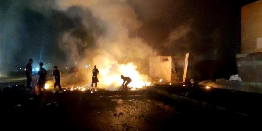 Suriye'nin Münbiç ilçesinde bombalı araçla düzenlenen saldırıda 1 sivil öldü