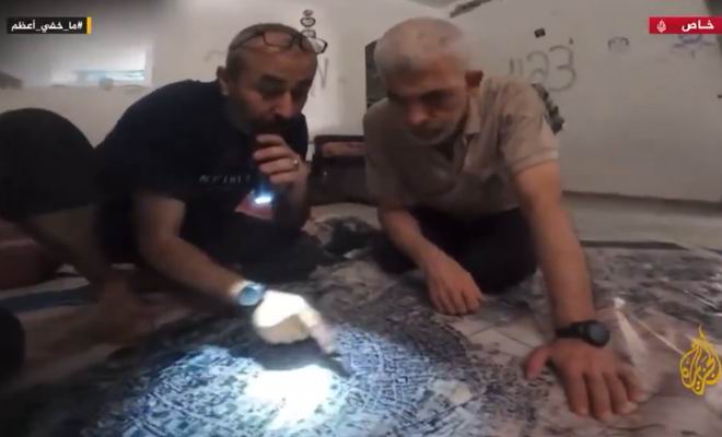 Şehid Yahya Sinvar'ın cihad sahasındaki videosu yayınlandı!