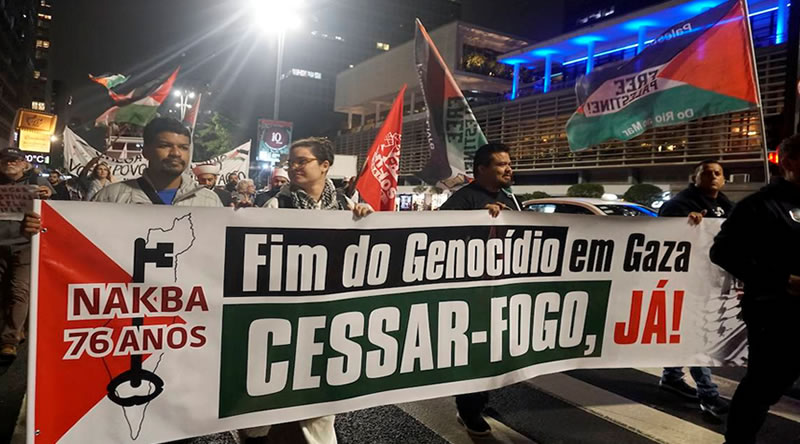 Brezilya medyası Gazze'deki soykırım savaşını nasıl ele aldı?