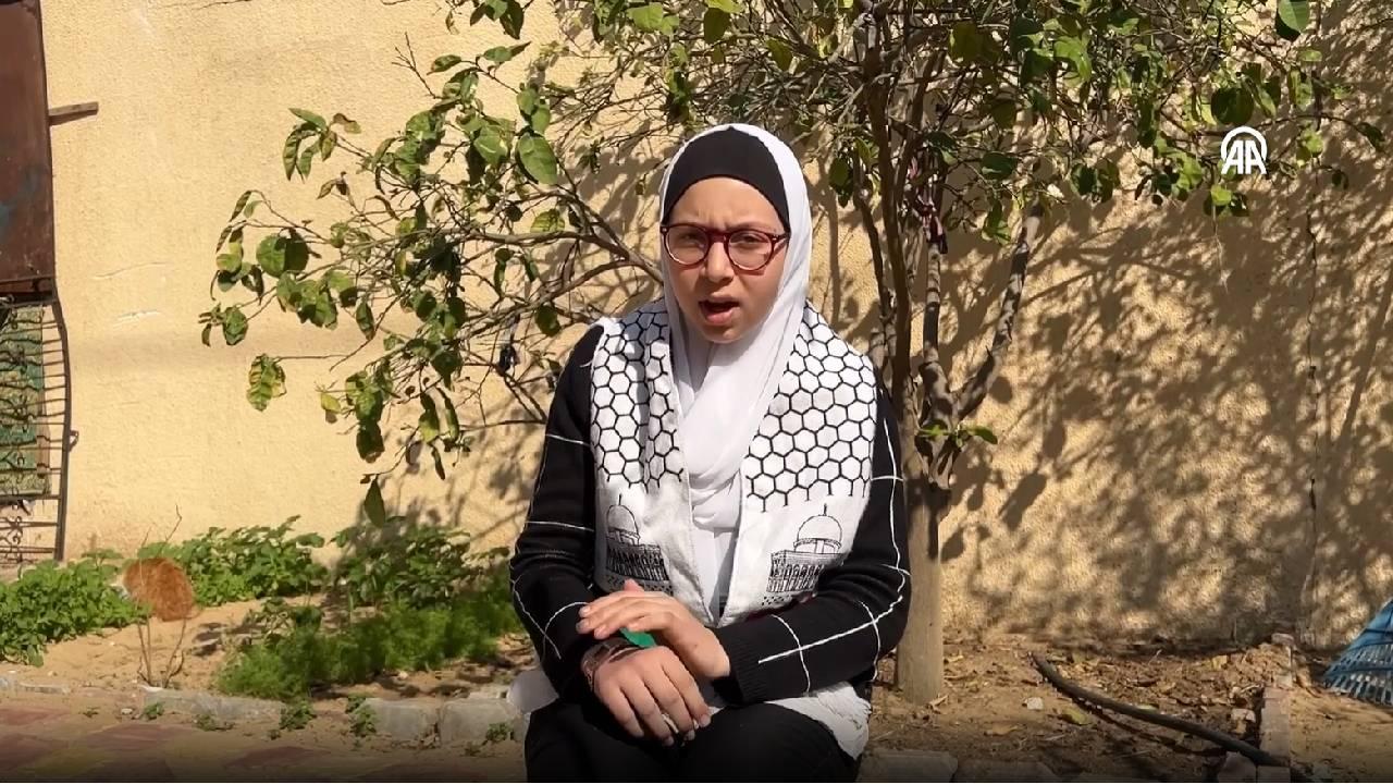 Filistinli 12 yaşındaki Tesnim'den Cumhurbaşkanı Erdoğan'a duygu dolu mektup