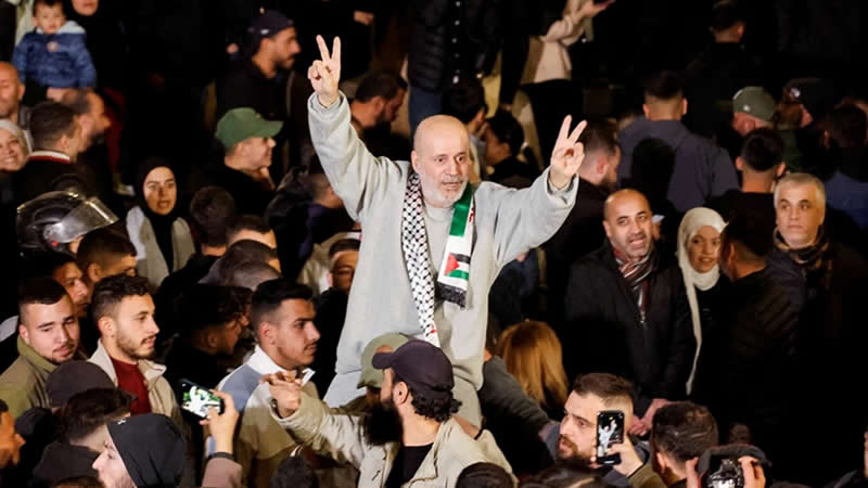 Filistinli esirler Mısır ve Türkiye'ye gönderildi