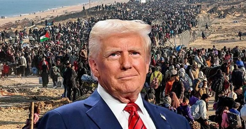 Gazzeliler Trump'ın tehcir önerisini reddediyor