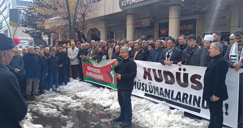 Bingöl'de Gazze direnişine destek için basın açıklaması gerçekleştirildi