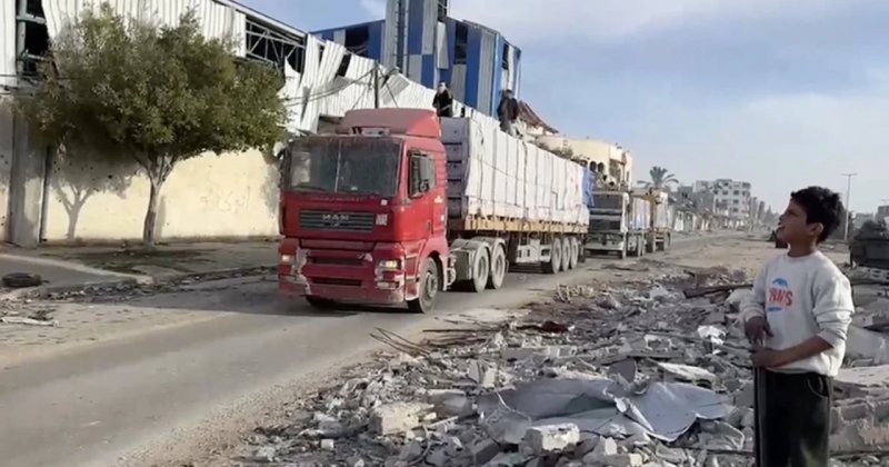 Gazze'ye planlanan insani yardımlar belirlenen sayının yüzde 30'unu geçmedi