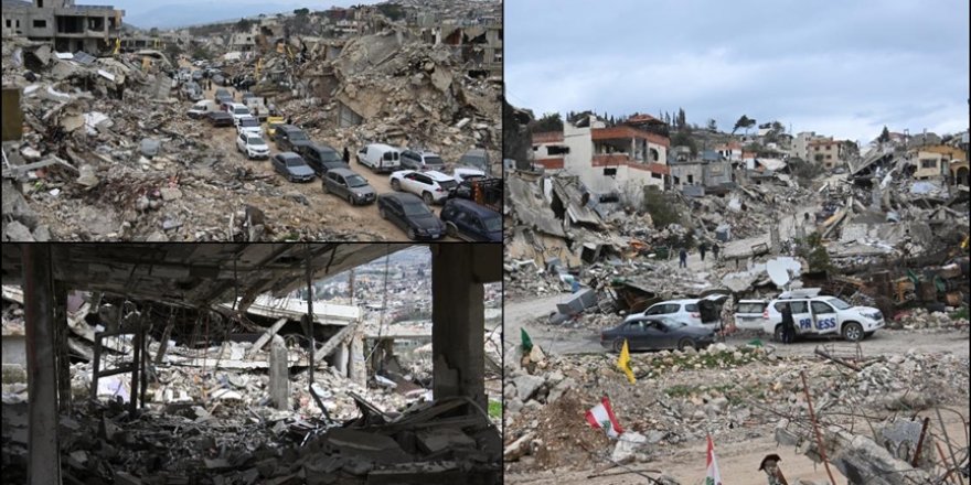 Katil İsrail'in çekildiği Lübnan'ın güneyine dönen halk, bölgeyi "enkaz halde" buldu