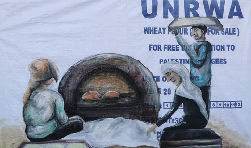 Hayatta kalmak için sanat: Gazze'nin sanatçıları acıyı protestoya dönüştürüyor