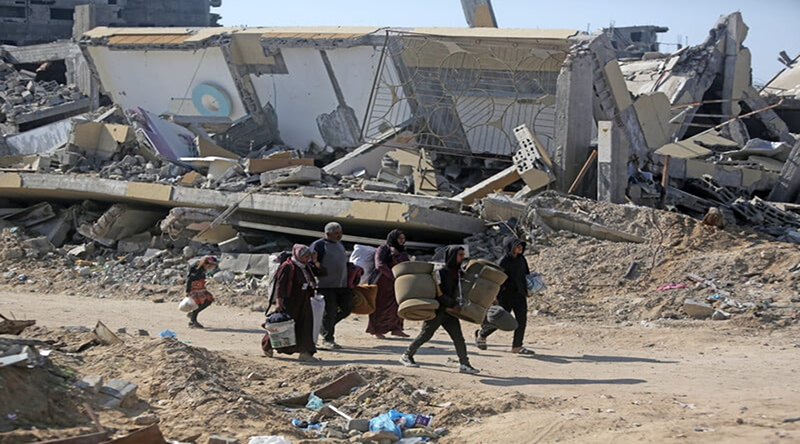 Gazze'nin yıkıntılarında farklı bir savaş