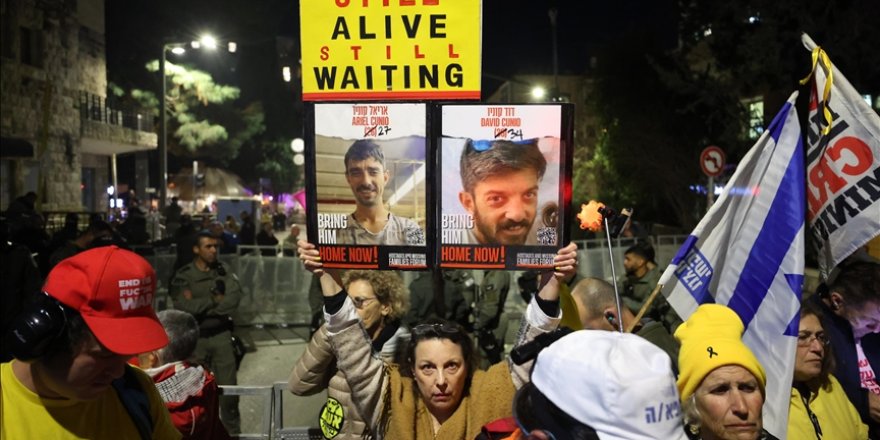 Yahudi esirlerden Netanyahu'ya "ateşkesi uygula" çağrısı