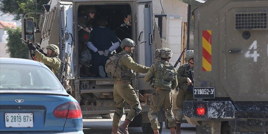 Katil İsrail, Batı Şeria'da şubat ayında 90'ı çocuk, 19'u kadın 762 Filistinliyi gözaltına aldı