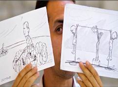 Iraktan kara mizah karikatürleri