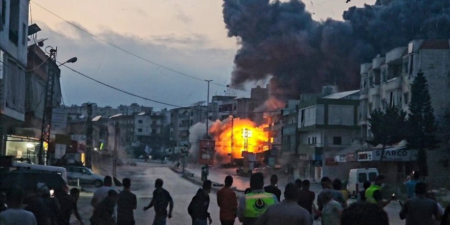 İşgalci İsrail, Lübnan’ın güneyini bir dizi saldırıyla hedef aldı