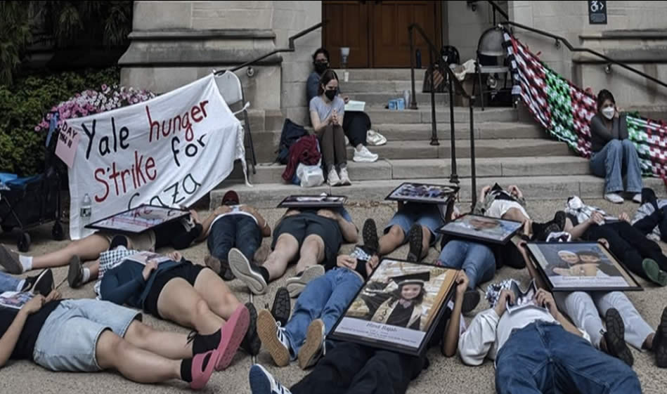 İsrail'in Gazze'de başlattığı kıtlık sürerken ABD'deki öğrenciler açlık grevine başlıyor