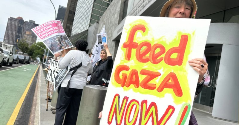 ABD'de Gazzelilerle dayanışma için 40 günlük açlık eylemi başlatıldı