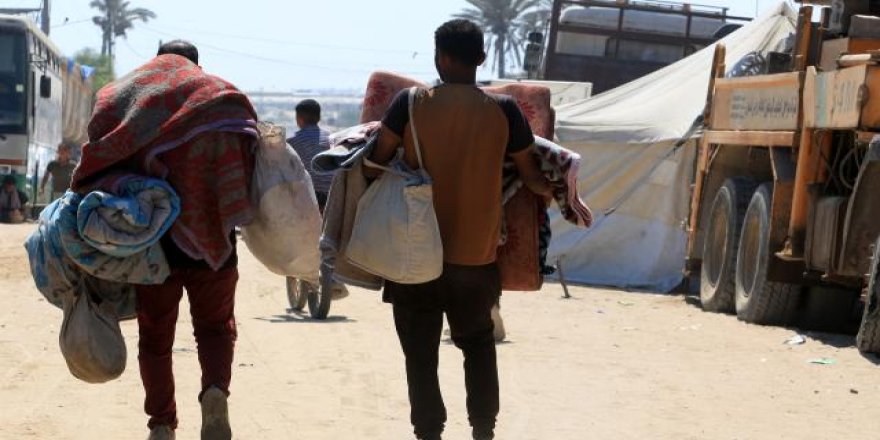 Soykırımcı İsrail ordusundan Gazze'nin kuzeyindeki Filistinliler için sürgün emri