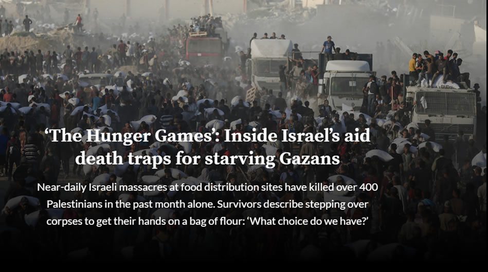 'Açlık Oyunları': İsrail'in açlıktan ölmek üzere olan Gazzeliler için kurduğu ölüm tuzakları