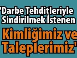 Darbe tehditlerine karşı tavır konuşulacak