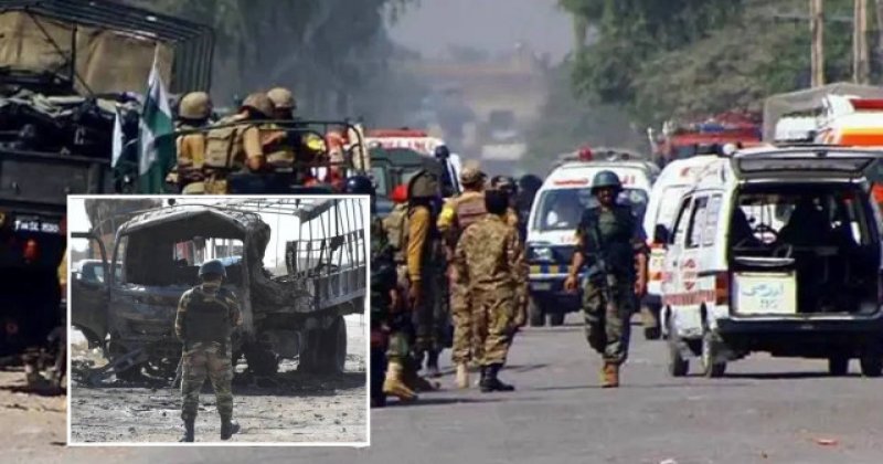 Pakistan'ın Hayber Pahtunhva eyaletinde düzenlenen bombalı saldırıda 13 asker öldü
