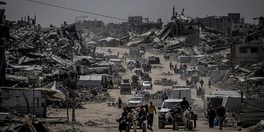 Soykırımcı İsrail, Gazzeliler için yeni bir sürgün emri yayınladı