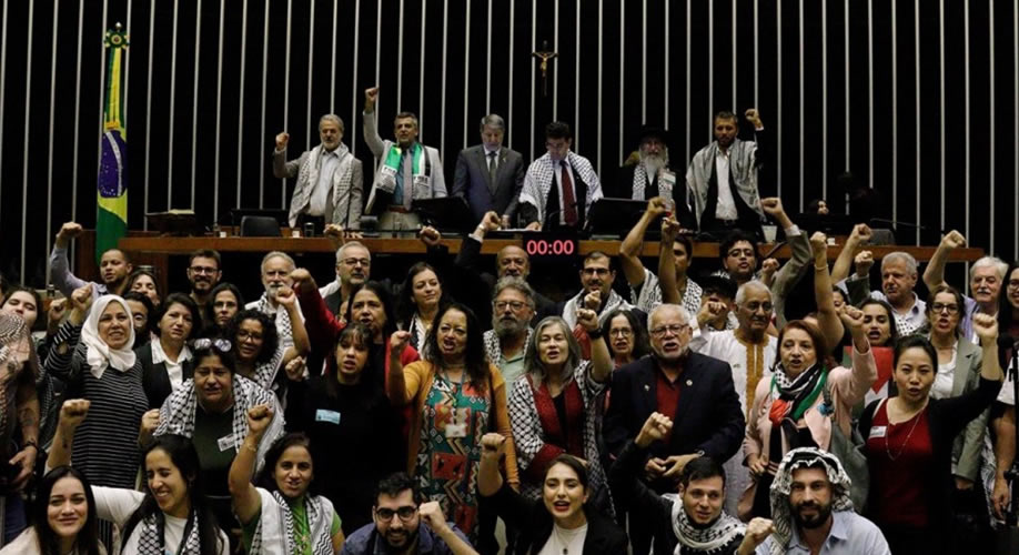 Brezilya Gazze için küresel dayanışmanın ön saflarında