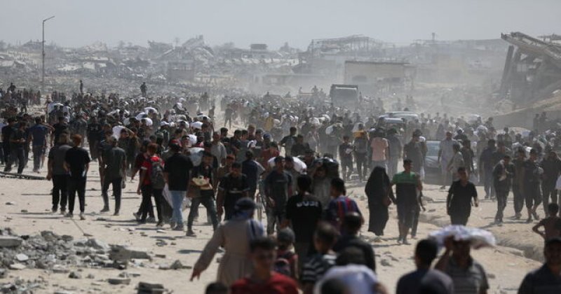 Gazze'de "insani ara" başladı, yardım konvoyları yola çıktı