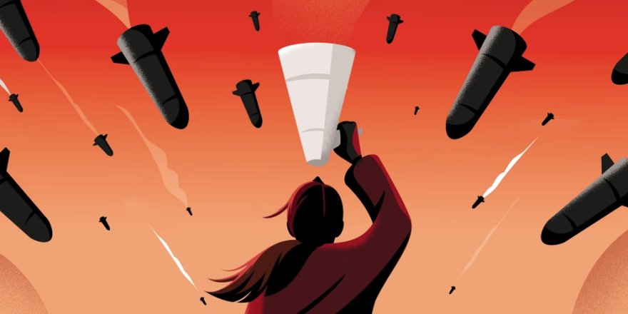 Gazze için boşluğa çığlık atmak